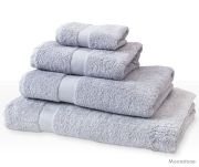 Natural Collection Organic Cotton Guest Towel - Moonstone