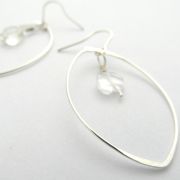 La Jewellery Recycled Olivia Silver Earrings