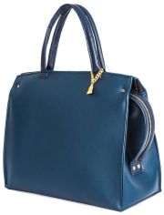 Wilby Drayton Navy Loop Zip Tote