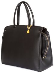 Wilby Drayton Black Loop Zip Tote