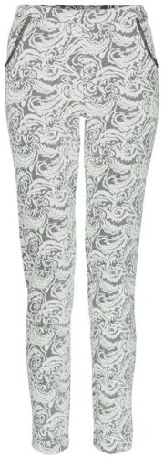 Nancy Dee Dylan Floral Motif Cigarette Trousers