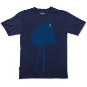 Silverstick Men's Organic Cotton Treehouse Tee - Navy