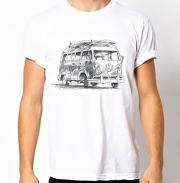 Fair-T Mens Fairtrade VW Campervan T-Shirt
