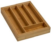 Expandable Bamboo Cutlery Tray