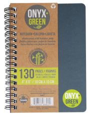 A6 Bamboo Paper Notebook - 65 Ruled Sheets - Assorted Colours