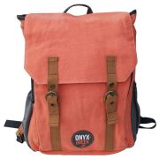 Ramie Leaf & Jute Blend Backpack - Coral