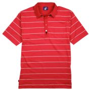 Striped Jack Polo Shirt - Lava