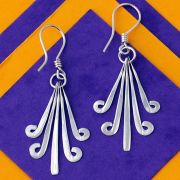 Silverchilli Flores Aztecas Earrings