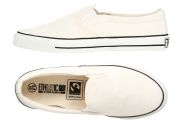 Ethletic Fairtrade Deck Shoes - Off White