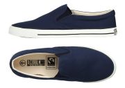 Ethletic Fairtrade Deck Shoes - Ocean Blue