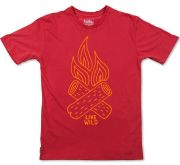 Silverstick Mens Live Wild Organic Cotton T-Shirt - Grenadine