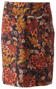 Nomads Aurora Fair Trade Floral Cord Skirt