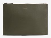 Matt & Nat Vegan Lexis File Holder Pouch - Olive