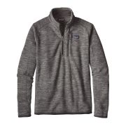 Patagonia Mens Better Sweater 1/4 Zip Jacket - Nickel