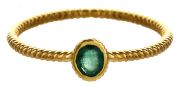 Marzipants 18ct Gold Ring - Emerald