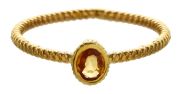 Marzipants 18ct Gold Ring - Citrine