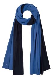 Asquith Bamboo Scarf - Navy & Sky Blue