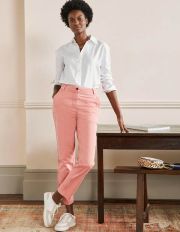 Classic Chino Trousers Mauve Flower Pink Boden, Mauve Flower Pink