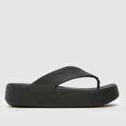 Crocs Getaway Platform Flip Sandals in Black
