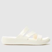 Crocs Getaway Strappy Sandals in Off-White