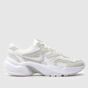 Nike AL8 Trainers in White & grey
