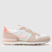 Nike Internationalist Trainers in White & Pink