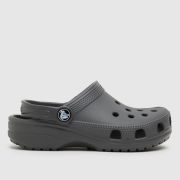 Crocs Grey Classic Clog Junior Sandals
