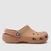 Crocs Brown Classic Clog Youth Sandals