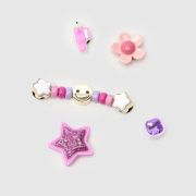 Crocs Pink Multi Jibbitz Girly Aesthetic 5 Pack