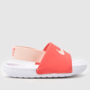 Nike Orange Kawa Slide Girls Toddler Slides