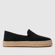 TOMS Carolina Flats in Black