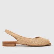TOMS Briella Slingback Ballet Flat Sandals in Natural