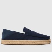 TOMS Alonso Rope Loafer Shoes in Navy