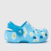 Crocs Blue Multi Littles Daisy Clog Girls Baby Sandals
