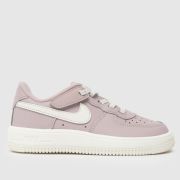 Nike Lilac Air Force 1 Low Easyon Girls Junior Trainers