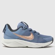 Nike Grey Star Runner 4 Girls Junior Trainers