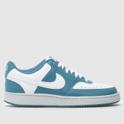 Nike Court Vision Trainers in White & Blue