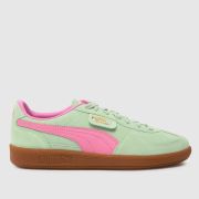 PUMA Palermo Trainers in Light Green
