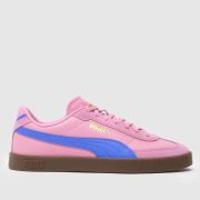 PUMA Club II Trainers in Pink Multi
