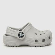 Crocs Grey Classic Clog Toddler Sandals