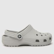 Crocs Grey Classic Clog Youth Sandals