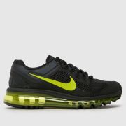 Nike Black Multi Air Max 2013 Youth Trainers