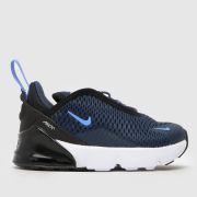 Nike Navy Air Max 270 Boys Toddler Trainers
