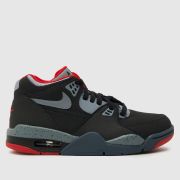 Nike Black & Grey Air Flight 89 Boys Youth Trainers