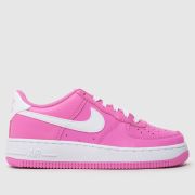 Nike Pink Air Force 1 Girls Youth Trainers