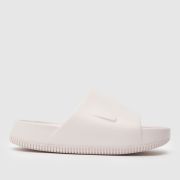 Nike Calm Slide Sandals in Pale Pink