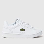 Lacoste White Carnaby Set Toddler Trainers