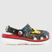 Crocs Black Multi X Pokemon Clog Toddler Sandals