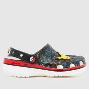 Crocs Black Multi X Pokemon Clog Junior Sandals