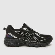 ASICS Black Gel-Venture 6 Youth Trainers